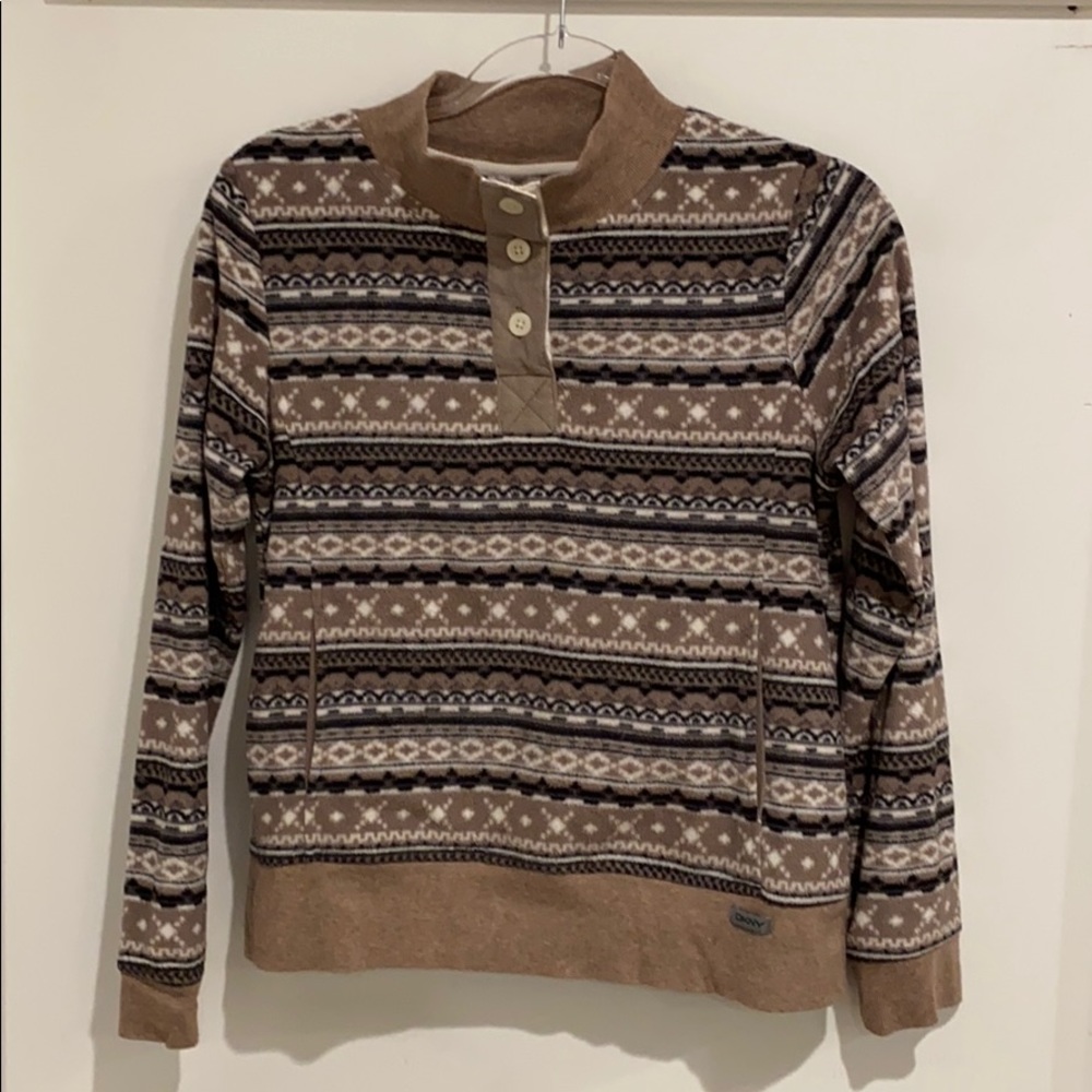 DKNY Fair Isle Sweater